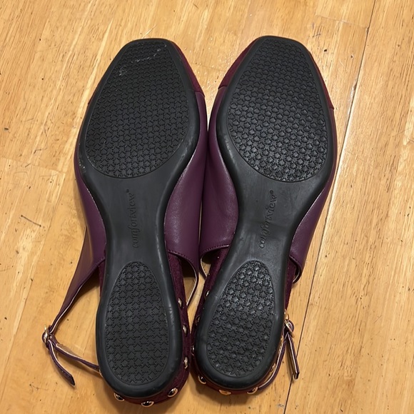 Comfort view suede and leather flats - Picture 7 of 8